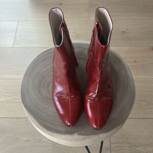 Zara - Very cool red ankle boots